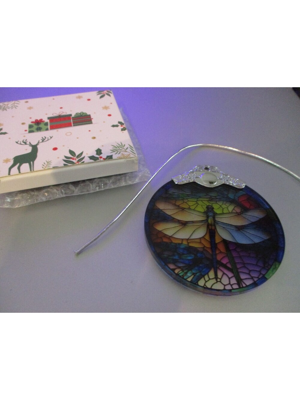 Dragonfly Stained Glass Suncatcher Window Hanging Decoration